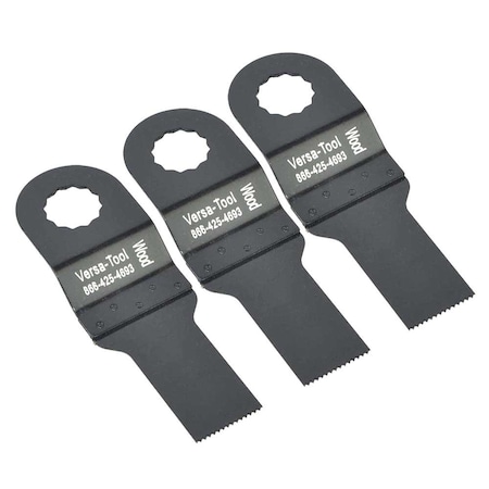 Versa Tool 20mm Stainless Steel Multi-Tool Saw, PK 3 SB3F-D